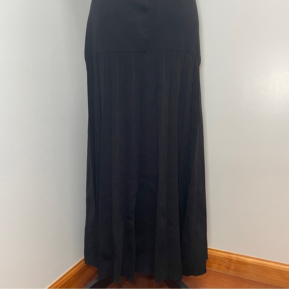 NEW! SANDRO- MAXI DRESS WITH CROCHET DETAILING Black White Size Small Summer - Picture 13 of 14